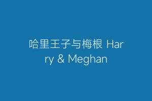 哈里王子与梅根 Harry & Meghan