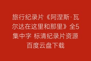 旅行纪录片《阿涅斯·瓦尔达在这里和那里》全5集中字 标清纪录片资源百度云盘下载缩略图 旅行纪录片《阿涅斯·瓦尔达在这里和那里》全5集中字 标清纪录片资源百度云盘下载