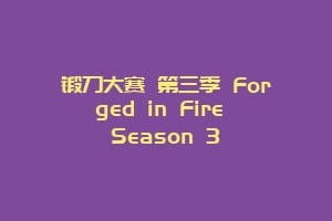 锻刀大赛 第三季 Forged in Fire Season 3插图 锻刀大赛 第三季 Forged in Fire Season 3