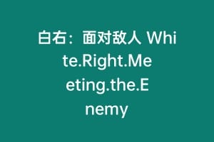白右：面对敌人 White.Right.Meeting.the.Enemy