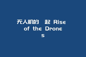 无人机的崛起 Rise of the Drones
