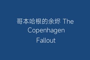 哥本哈根的余烬 The Copenhagen Fallout