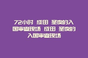 72小时 成田 圣夜的入国审查现场 成田 圣夜的入国审查现场