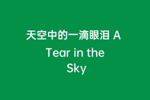 天空中的一滴眼泪 A Tear in the Sky