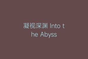凝视深渊 Into the Abyss
