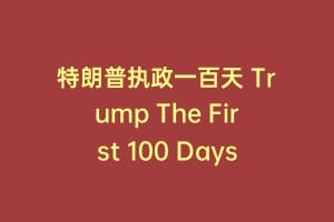 特朗普执政一百天 Trump The First 100 Days