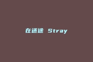 在迷途 Stray插图 在迷途 Stray