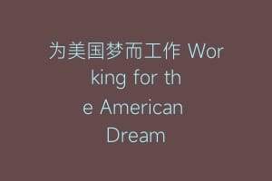 为美国梦而工作 Working for the American Dream缩略图 为美国梦而工作 Working for the American Dream