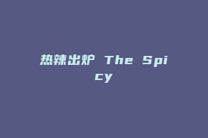 热辣出炉 The Spicy
