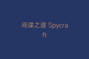 间谍之道 Spycraft