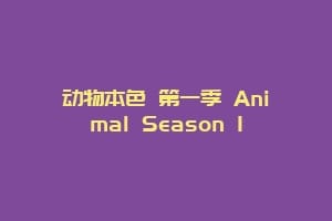 动物本色 第一季 Animal Season 1