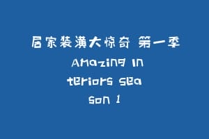 居家装潢大惊奇 第一季 Amazing Interiors Season 1