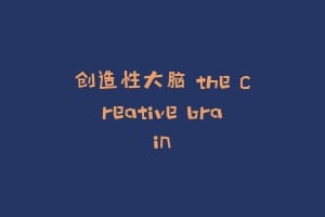 创造性大脑 the creative brain