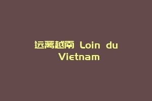 远离越南 Loin du Vietnam