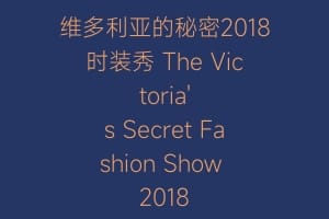 维多利亚的秘密2018时装秀 The Victoria's Secret Fashion Show 2018