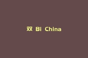 双 Bi China插图 双 Bi China