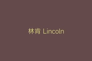 林肯 Lincoln