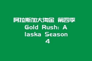 阿拉斯加大淘金 第四季 Gold Rush: Alaska Season 4