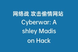网络战 攻击偷情网站 Cyberwar: Ashley Madison Hack缩略图 网络战 攻击偷情网站 Cyberwar: Ashley Madison Hack
