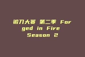 锻刀大赛 第二季 Forged in Fire Season 2