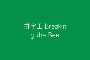 拼字王 Breaking the Bee