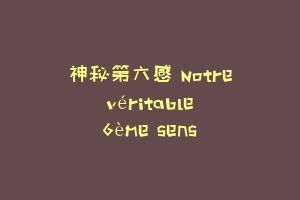 神秘第六感 Notre véritable 6ème sens