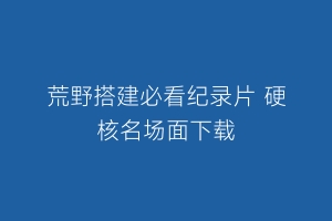 荒野搭建必看纪录片 硬核名场面下载缩略图 荒野搭建必看纪录片 硬核名场面下载