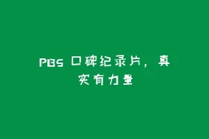 PBS 口碑纪录片，真实有力量